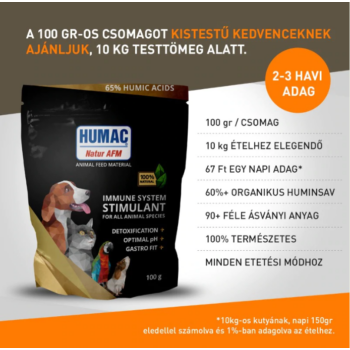HUMAC® Natur AFM 100g (kistestű kedvenceknek)