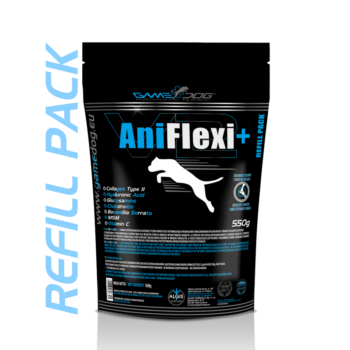 Aniflexi+ csúcs ízületvédő, porcerősítő kutyáknak 550g – gazdaságos utántöltő tasak