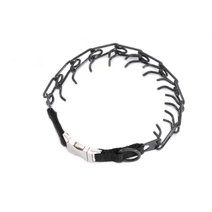 HS Sprenger Fekete 53 cm szöges nyakörv fém csattal