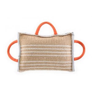 Dogtech 3 füles harapópárna juta anyagból