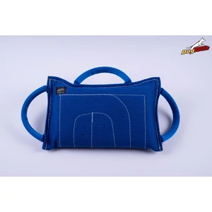 Dogtech 3 füles harapópárna francia anyagból sötétkék