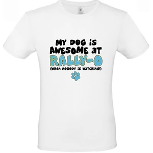 Rally-o fehér férfi póló 