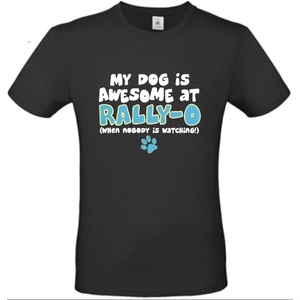 Rally-o fekete férfi póló 