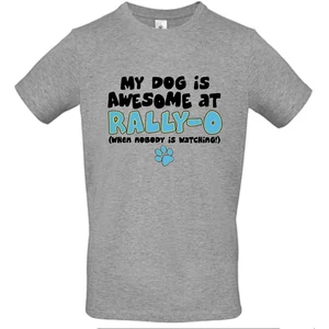 Rally-o szürke férfi póló 