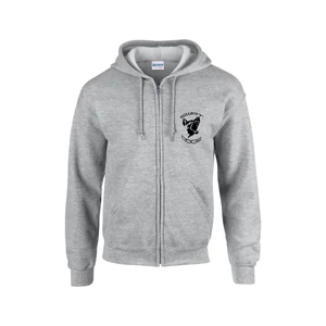 Swatdogs cipzáras sport grey pulóver fekete nyomással