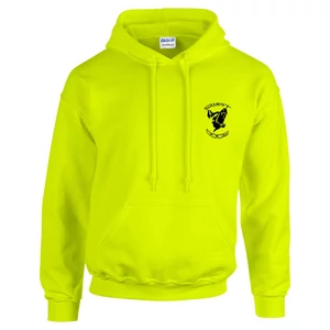 Swatdogs pulóver safety green fekete nyomással