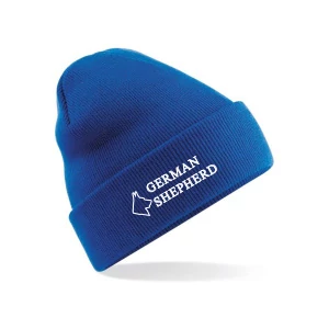 Téli sapka kék Német juhász