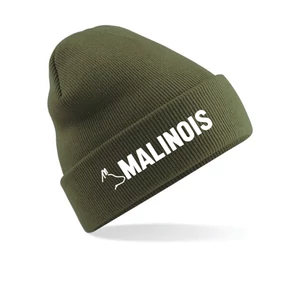 Téli sapka olivazöld Malinois